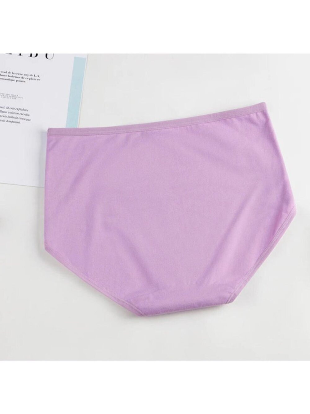 6Pcs/Lot High Waist Panties Cotton Women Female Lingerie Underwear - Picture 6 of 9